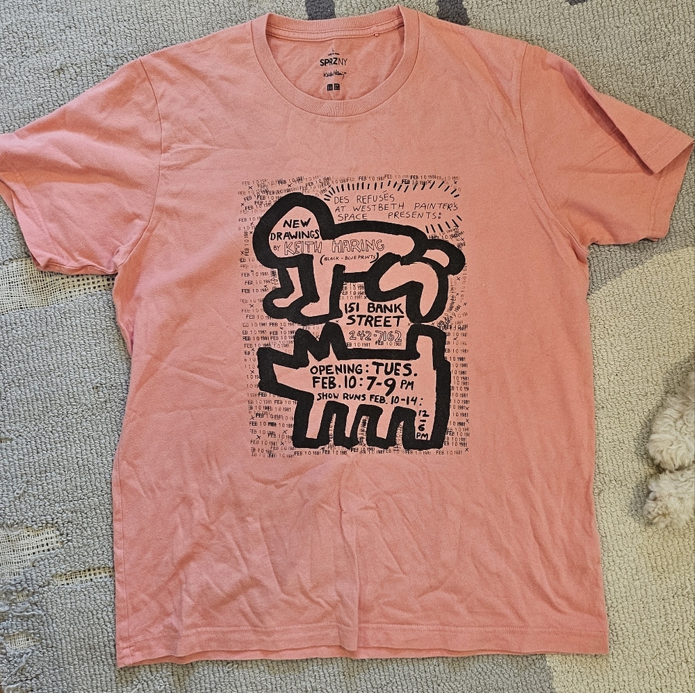 Keith Haring Uniqlo Peach Shirt